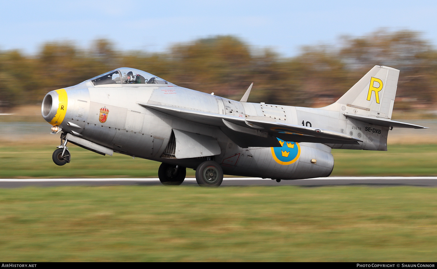 Aircraft Photo of SE-DXB | Saab J29F Tunnan | Sweden - Air Force | AirHistory.net #302454