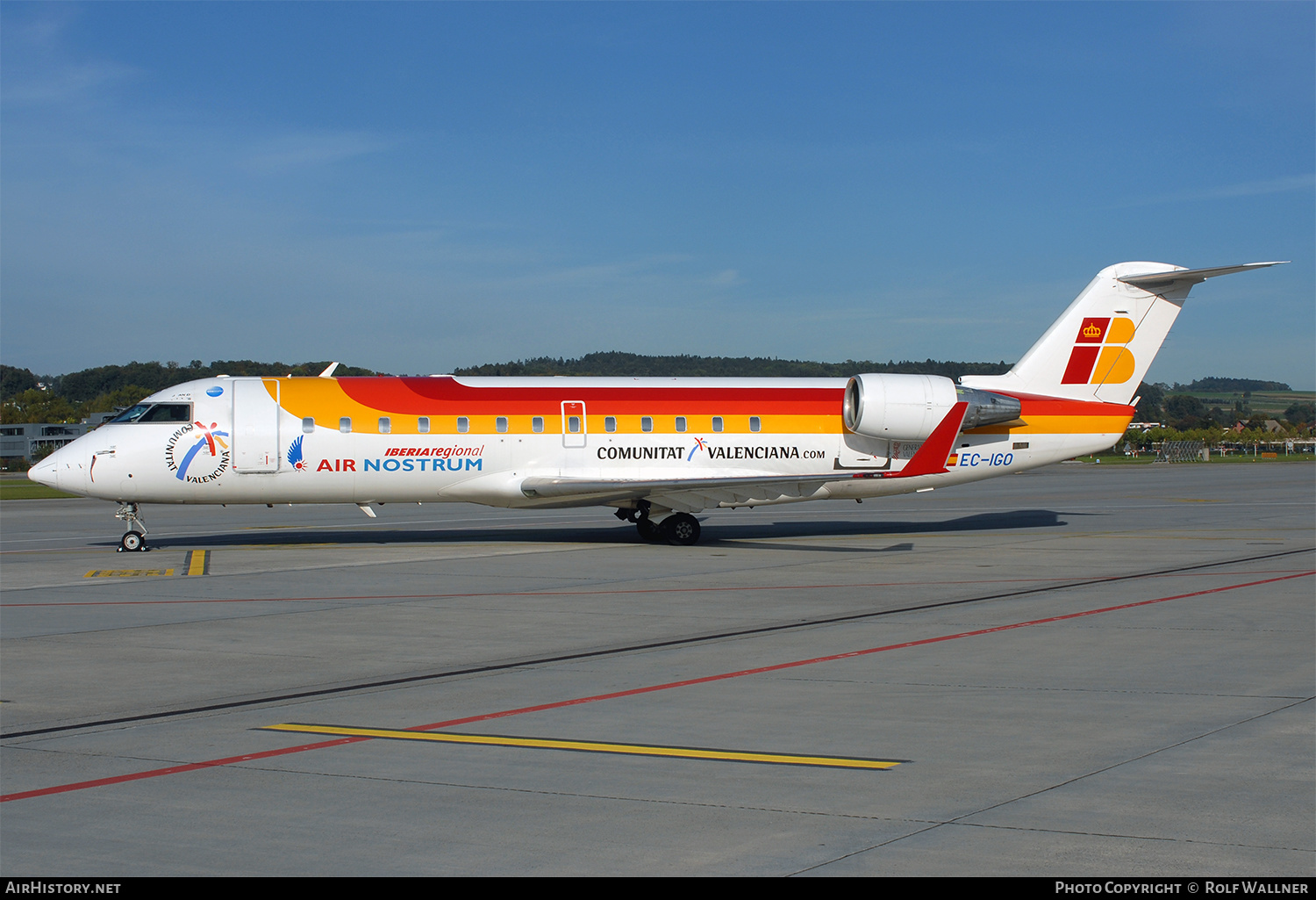 Aircraft Photo of EC-IGO | Bombardier CRJ-200ER (CL-600-2B19) | Iberia Regional | AirHistory.net #302466