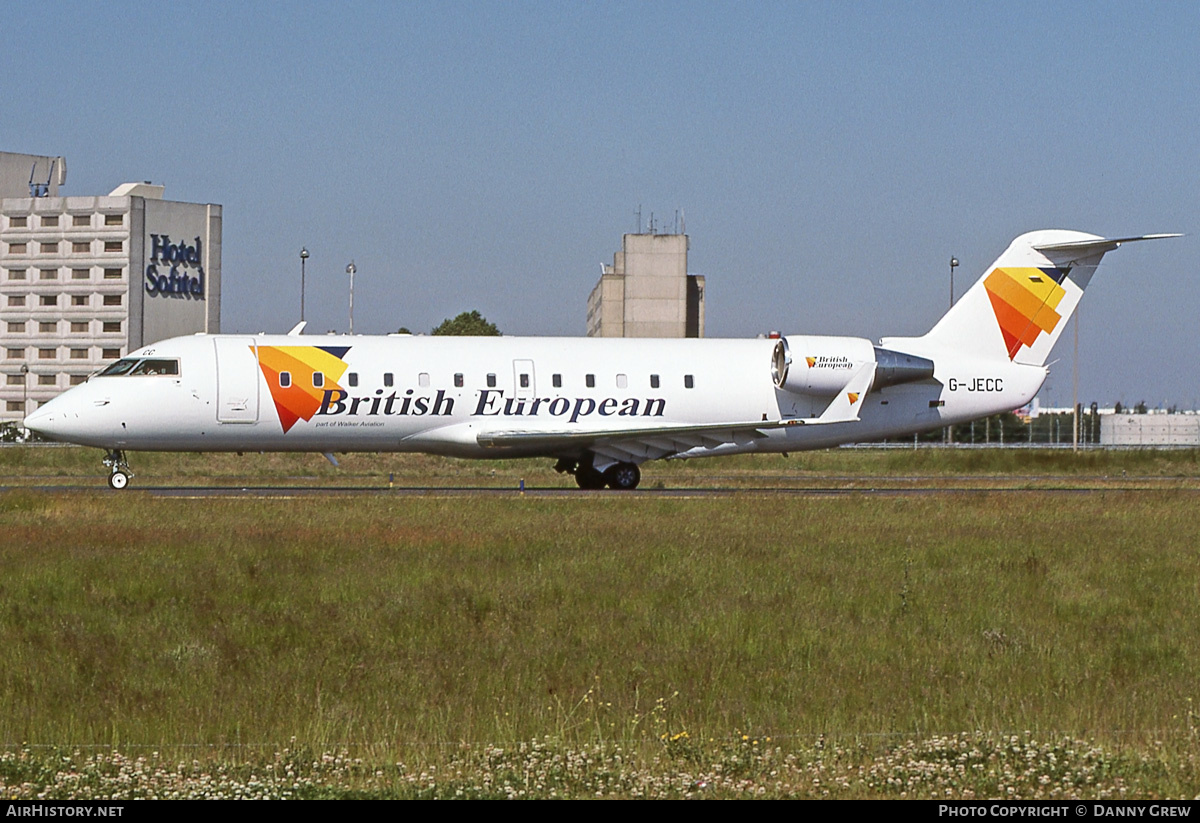 Aircraft Photo of G-JECC | Bombardier CRJ-200ER (CL-600-2B19) | British European | AirHistory.net #302467