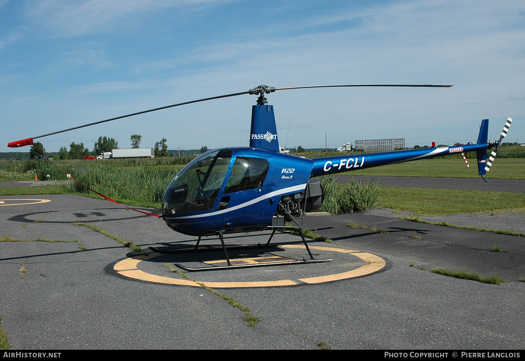 Aircraft Photo of C-FCLI | Robinson R-22 Beta II | Passport Hélico | AirHistory.net #302476