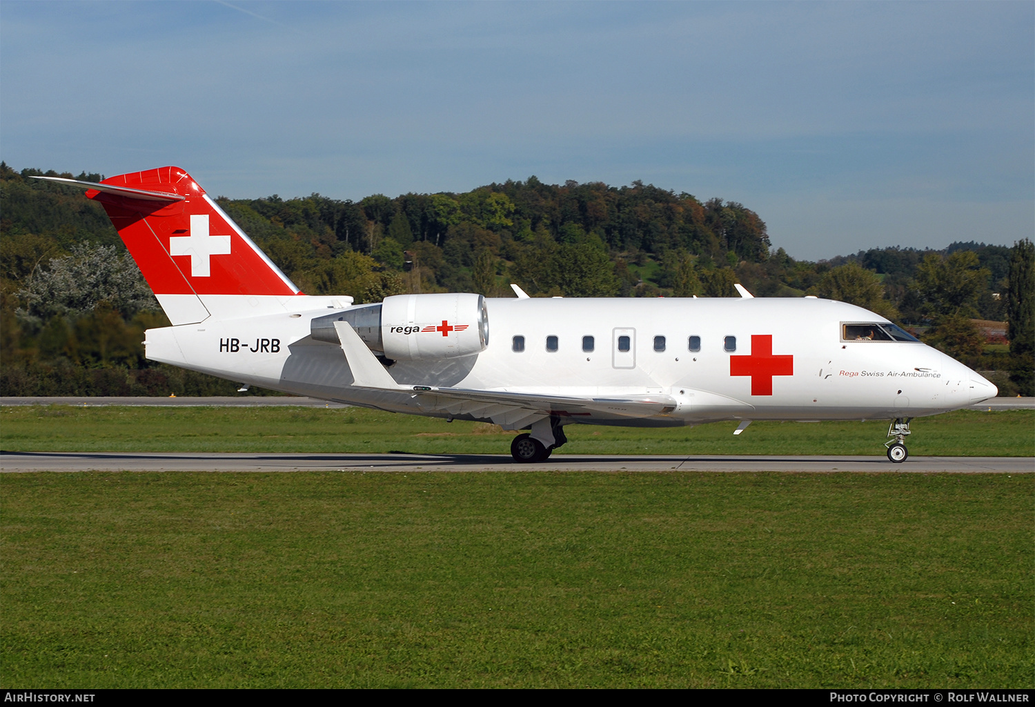 Aircraft Photo of HB-JRB | Bombardier Challenger 604 (CL-600-2B16) | REGA - Swiss Air Ambulance | AirHistory.net #302480