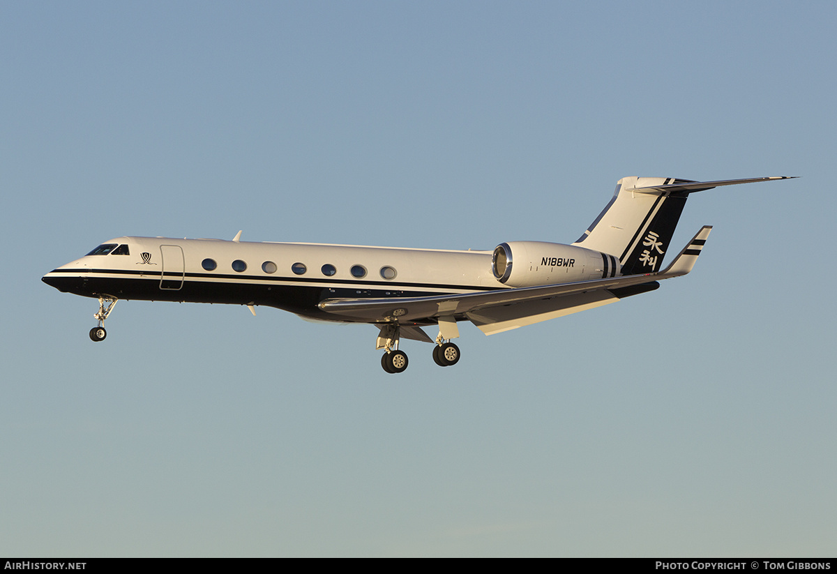 Aircraft Photo of N188WR | Gulfstream Aerospace C-37B Gulfstream G550 (G-V-SP) | AirHistory.net #302508