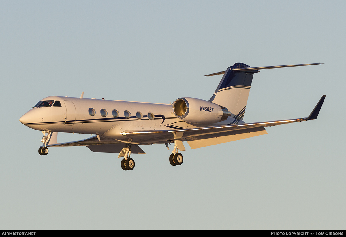 Aircraft Photo of N450EF | Gulfstream Aerospace G-IV Gulfstream IV-SP | AirHistory.net #302509