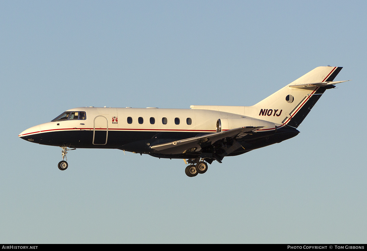 Aircraft Photo of N10YJ | British Aerospace BAe-125-800A | Jones International Aviation | AirHistory.net #302512