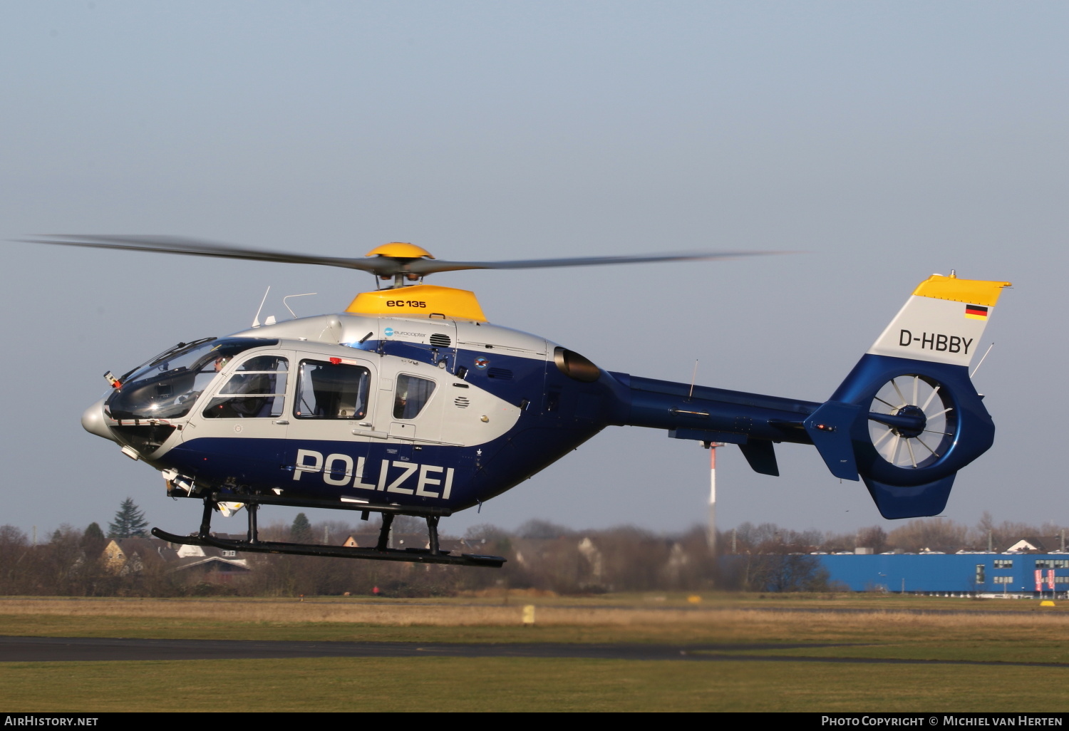 Aircraft Photo of D-HBBY | Eurocopter EC-135P-2+ | Polizei | AirHistory.net #302517