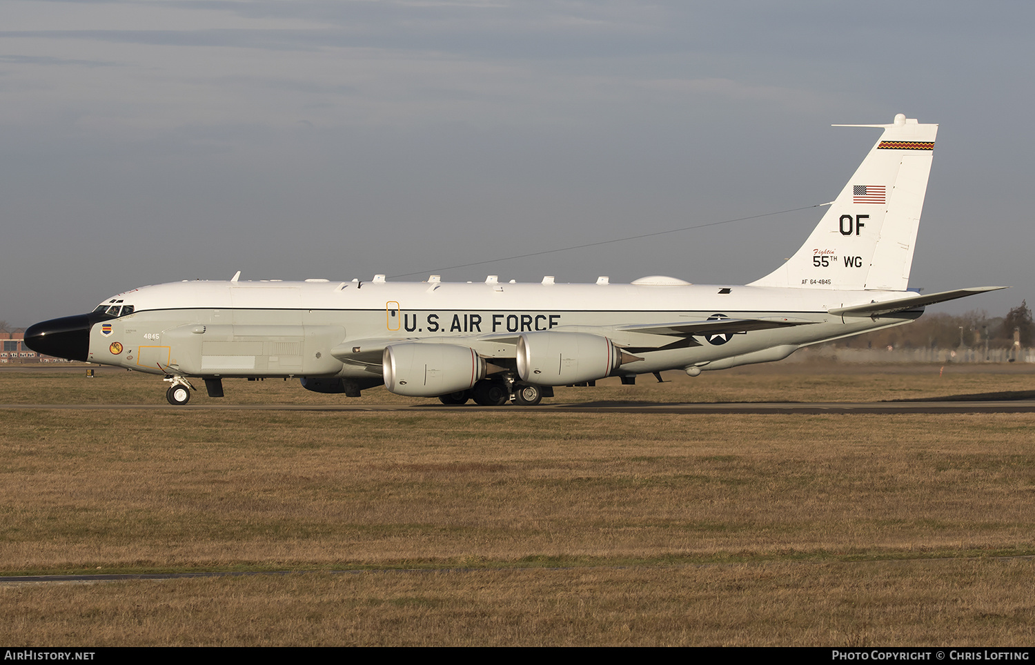 Aircraft Photo of 64-14845 / AF64-845 | Boeing RC-135V | USA - Air Force | AirHistory.net #302538