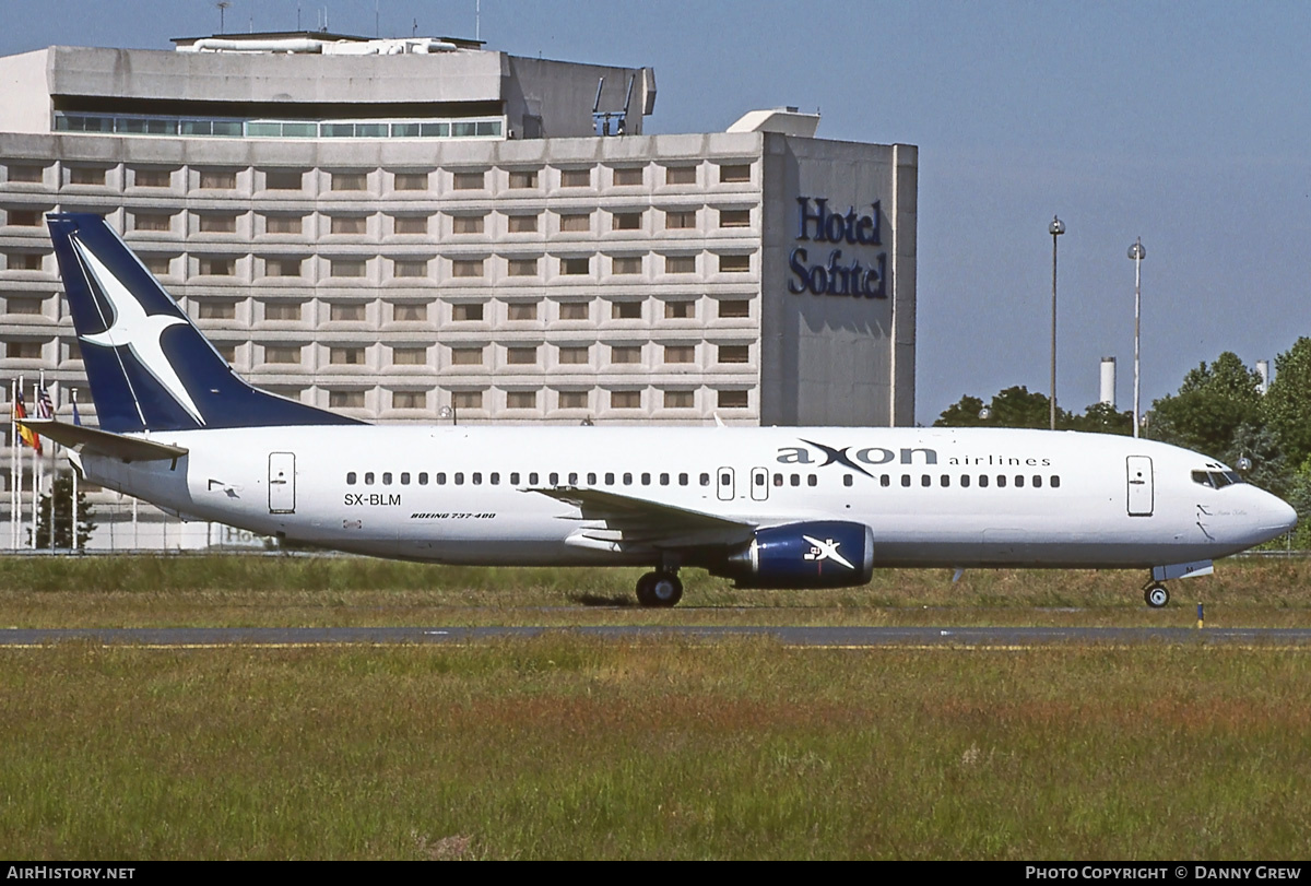 Aircraft Photo of SX-BLM | Boeing 737-42C | Axon Airlines | AirHistory.net #302559