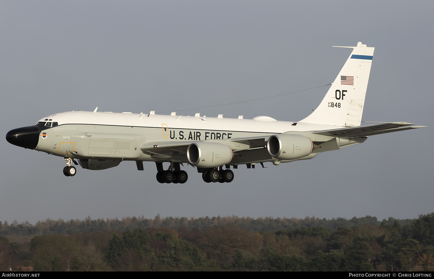Aircraft Photo of 64-14848 / AF64-848 | Boeing RC-135V | USA - Air Force | AirHistory.net #302571