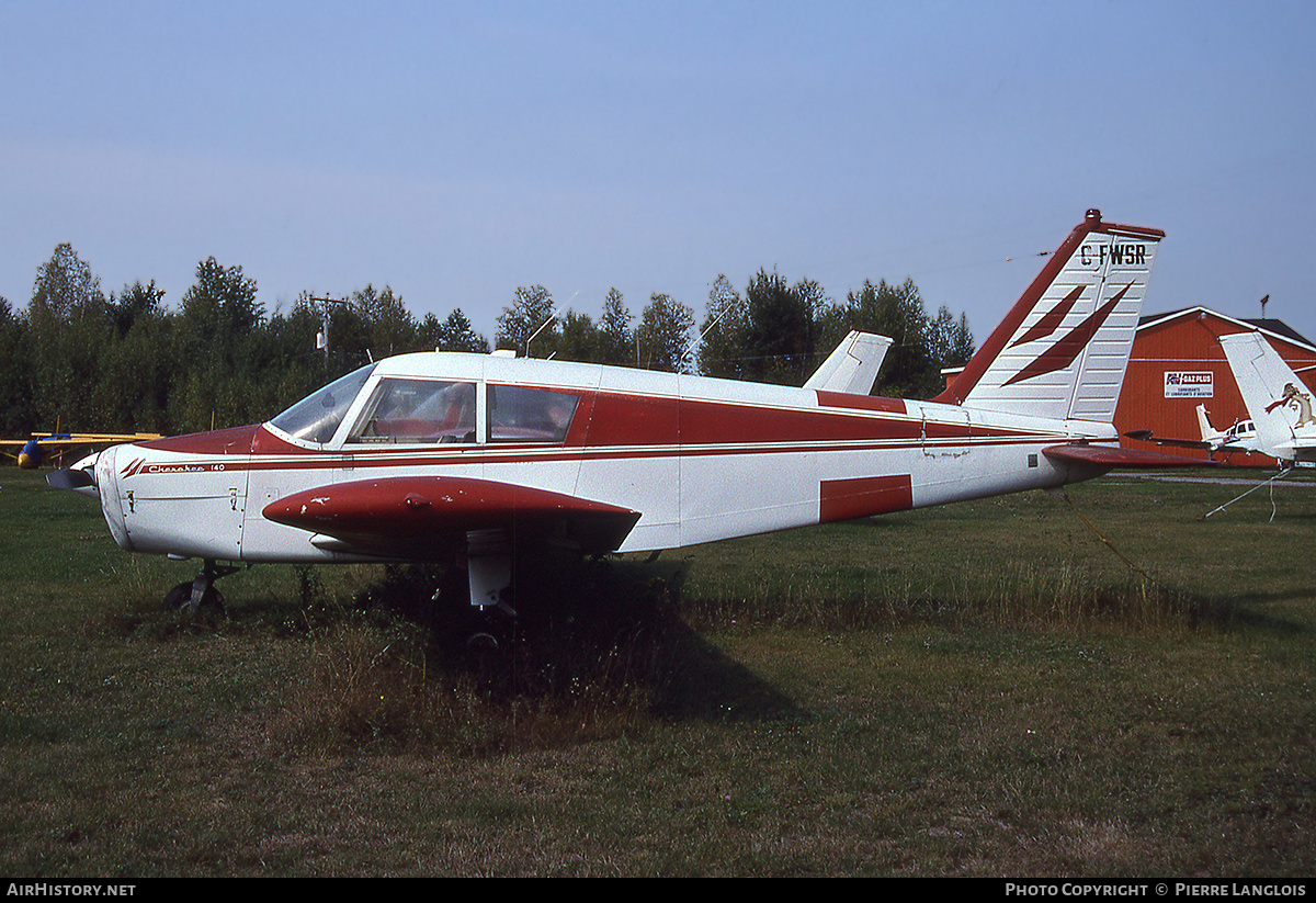 Aircraft Photo of C-FWSR | Piper PA-28-140 Cherokee | AirHistory.net #302578