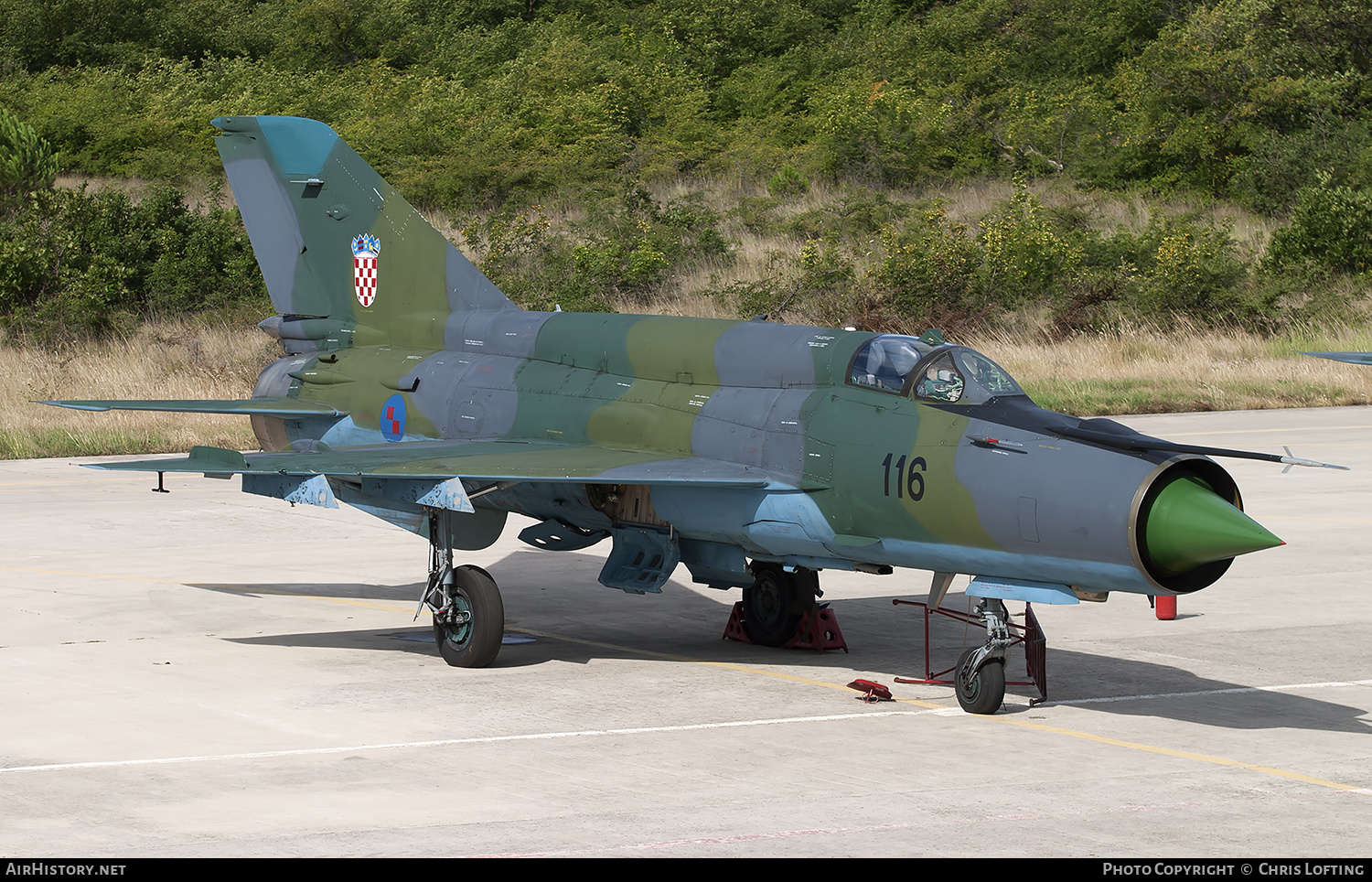 Aircraft Photo of 116 | Mikoyan-Gurevich MiG-21bisD | Croatia - Air Force | AirHistory.net #302579