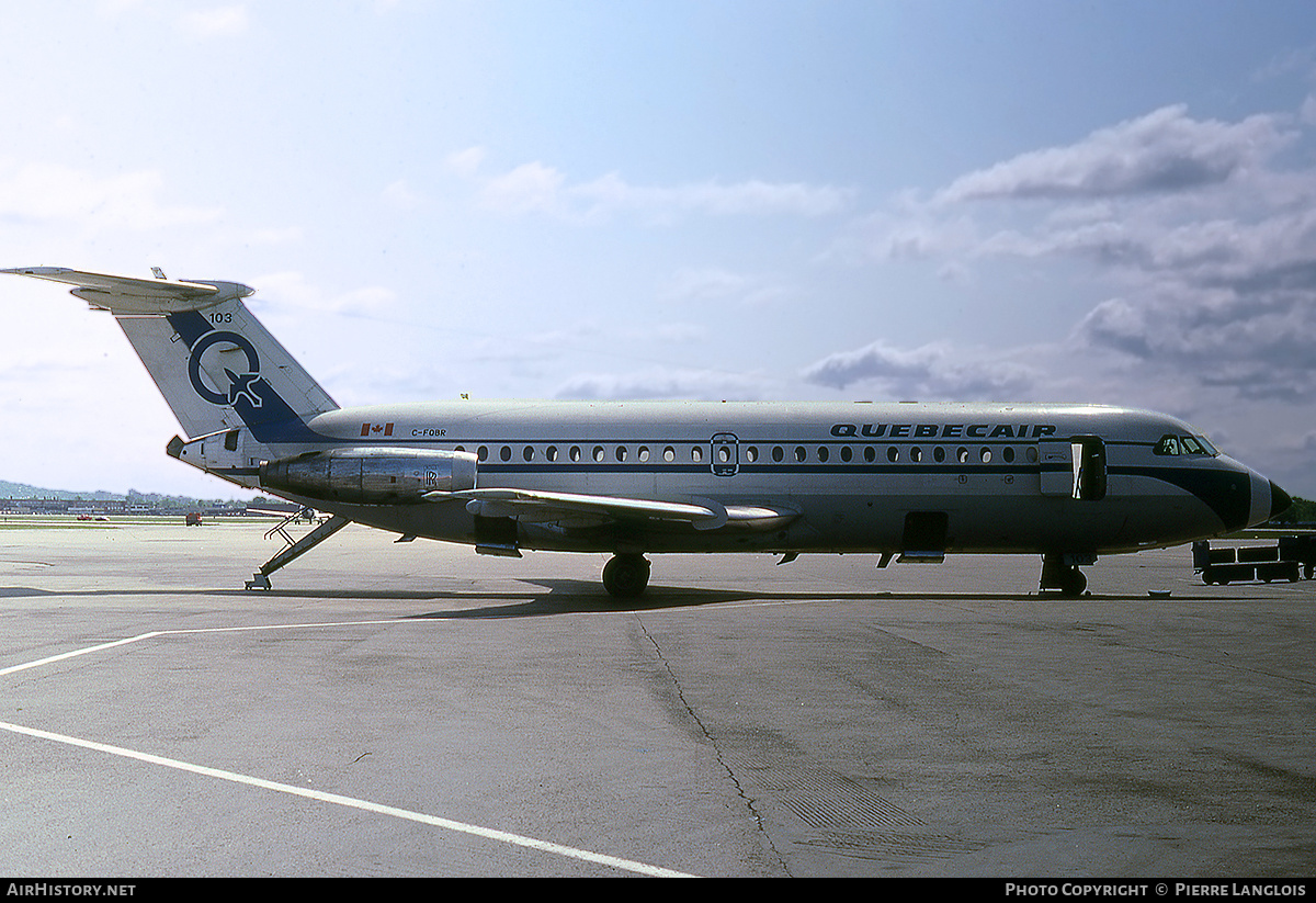 Aircraft Photo of C-FQBR | BAC 111-402AP One-Eleven | Quebecair | AirHistory.net #302580