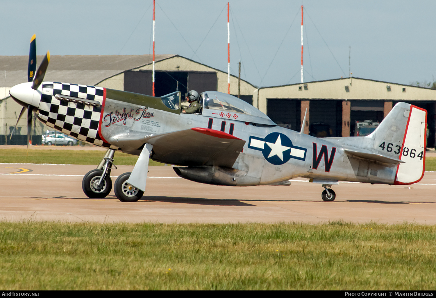 Aircraft Photo of G-CBNM / 463864 | North American P-51K Mustang | USA - Air Force | AirHistory.net #302593