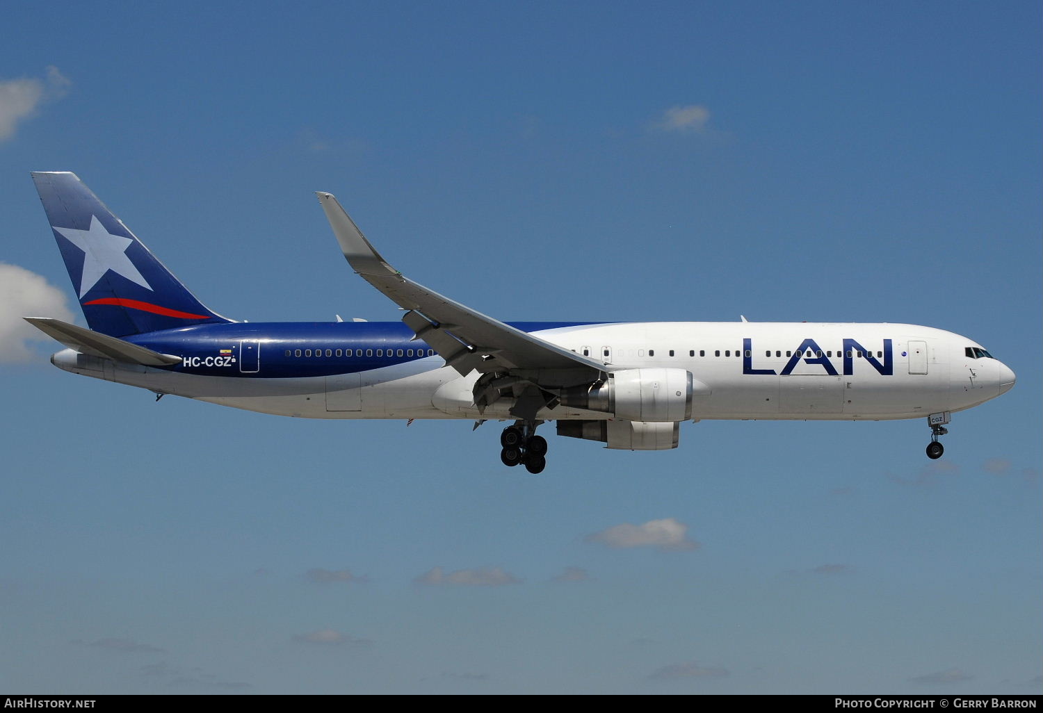 Aircraft Photo of HC-CGZ | Boeing 767-3Q8/ER | LAN Airlines - Línea Aérea Nacional | AirHistory.net #302620