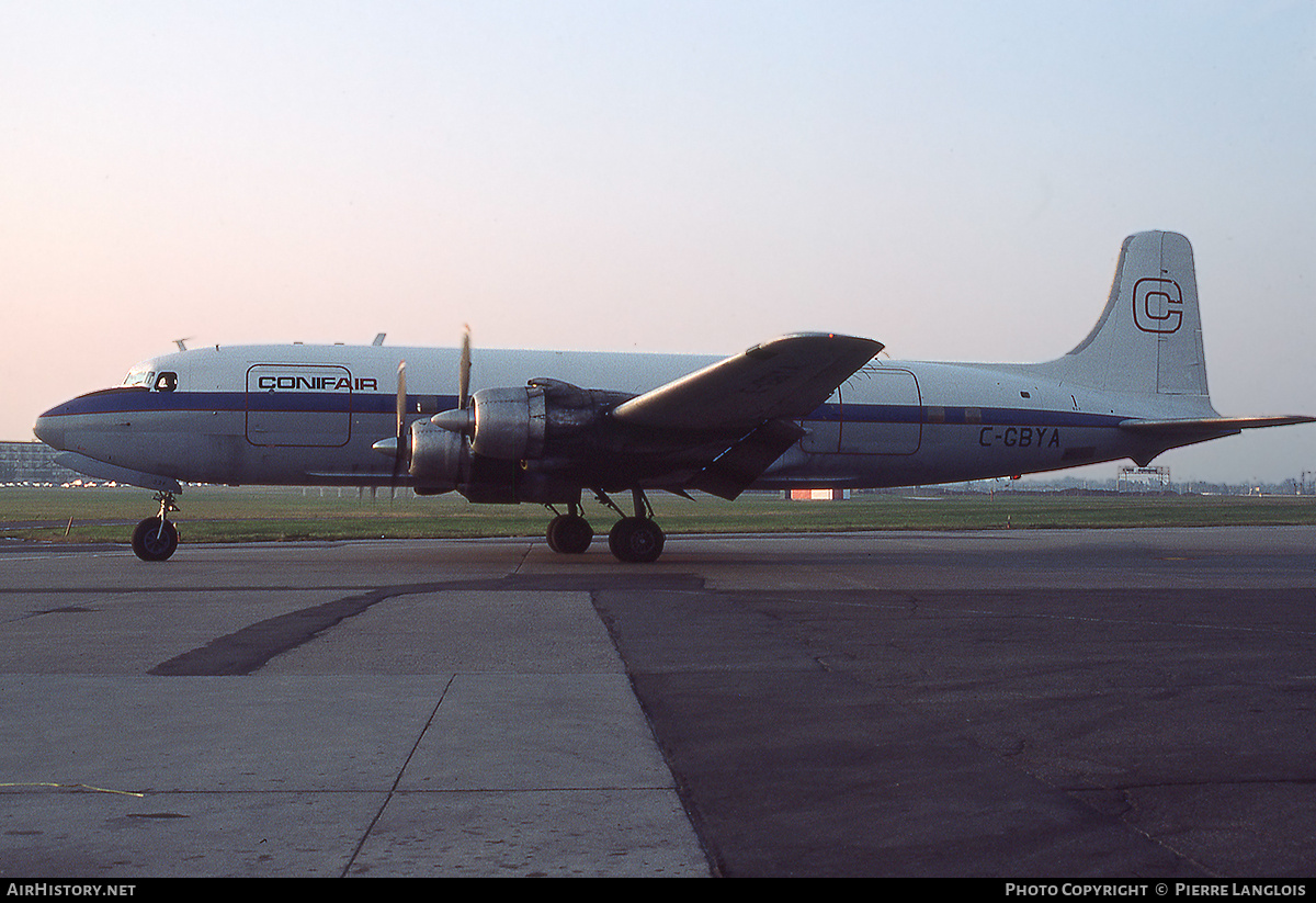 Aircraft Photo of C-GBYA | Douglas DC-6A | Conifair | AirHistory.net #302622
