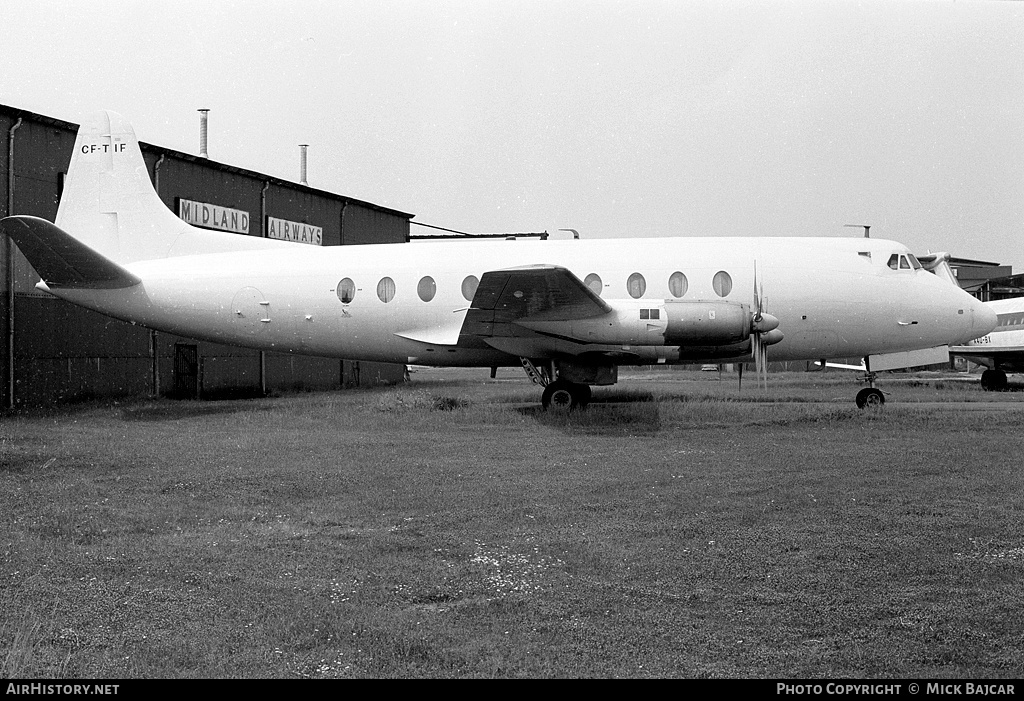 Aircraft Photo of CF-TIF | Vickers 757 Viscount | AirHistory.net #302649