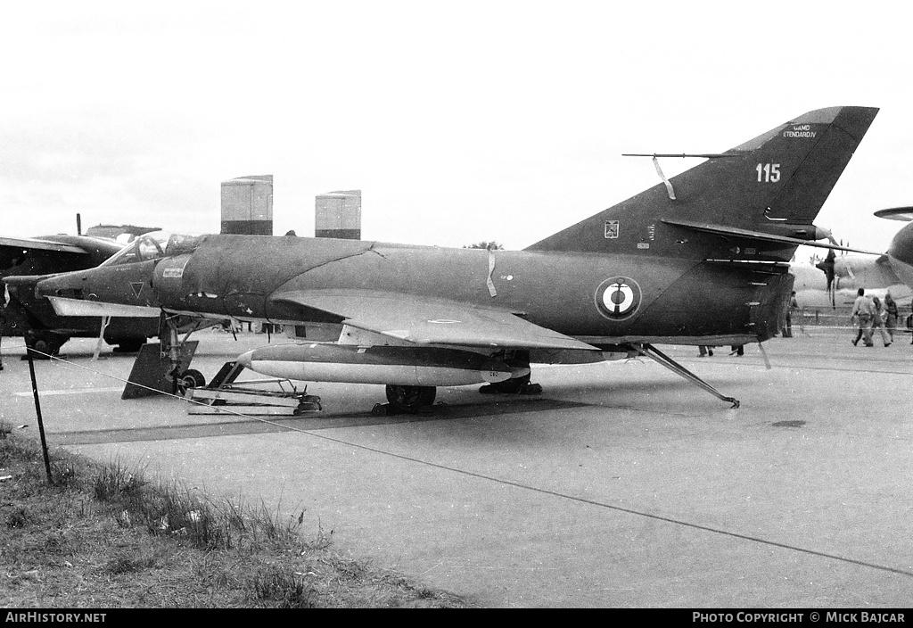 Aircraft Photo of 115 | Dassault Etendard IVP | France - Navy | AirHistory.net #302653