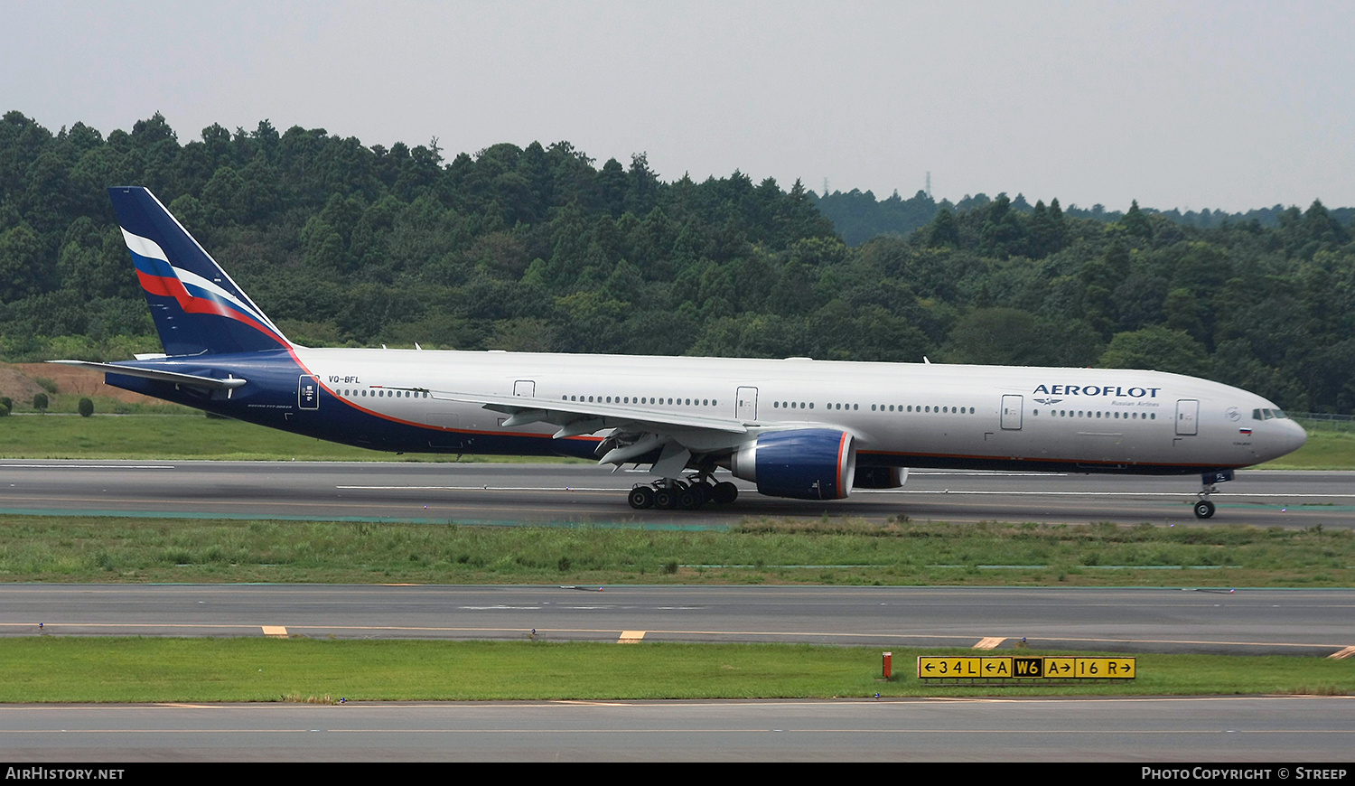 Aircraft Photo of VQ-BFL | Boeing 777-300/ER | Aeroflot - Russian Airlines | AirHistory.net #302705