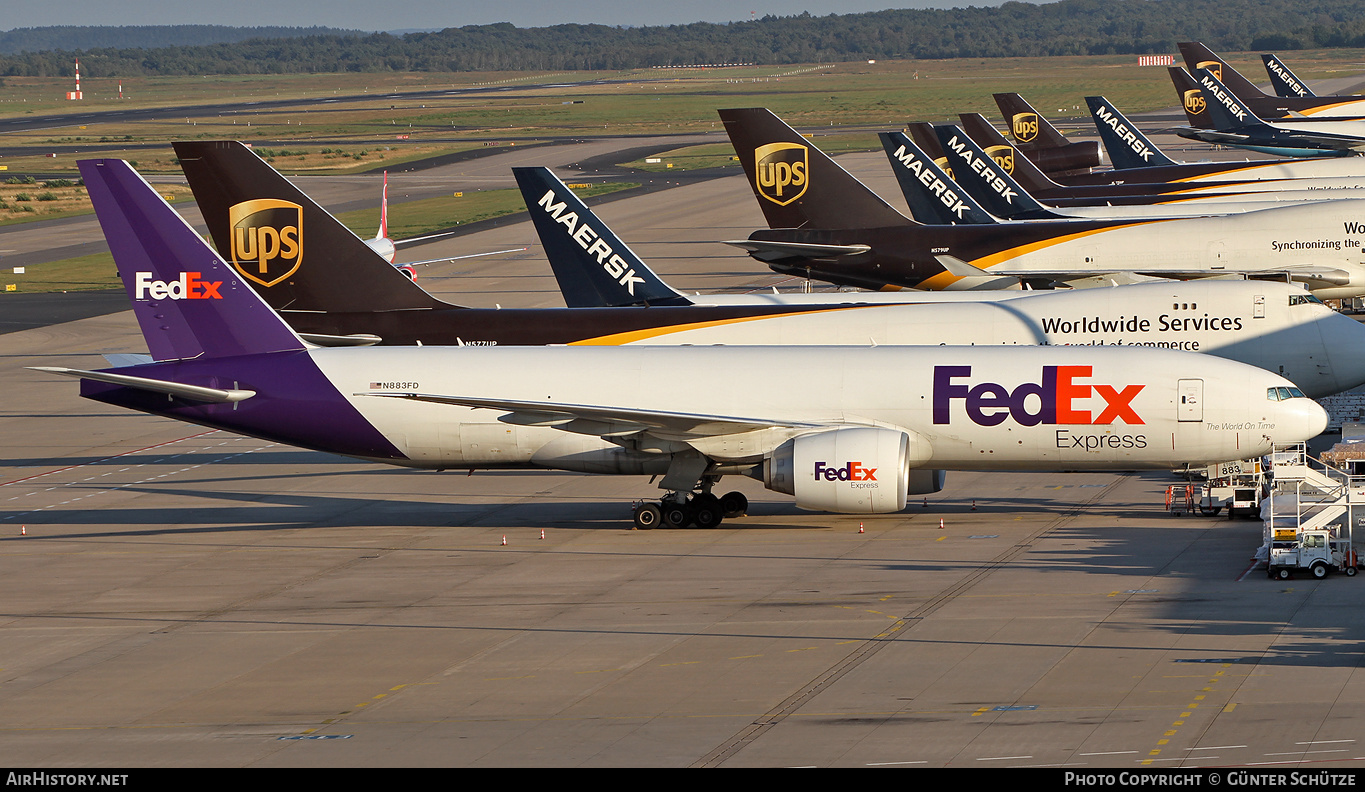 Aircraft Photo of N883FD | Boeing 777-FHT | FedEx Express | AirHistory.net #302723