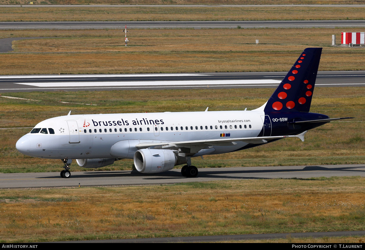 Aircraft Photo of OO-SSW | Airbus A319-111 | Brussels Airlines | AirHistory.net #302724