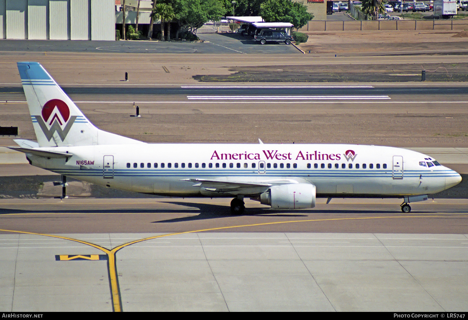 Aircraft Photo of N165AW | Boeing 737-33A | America West Airlines | AirHistory.net #302757