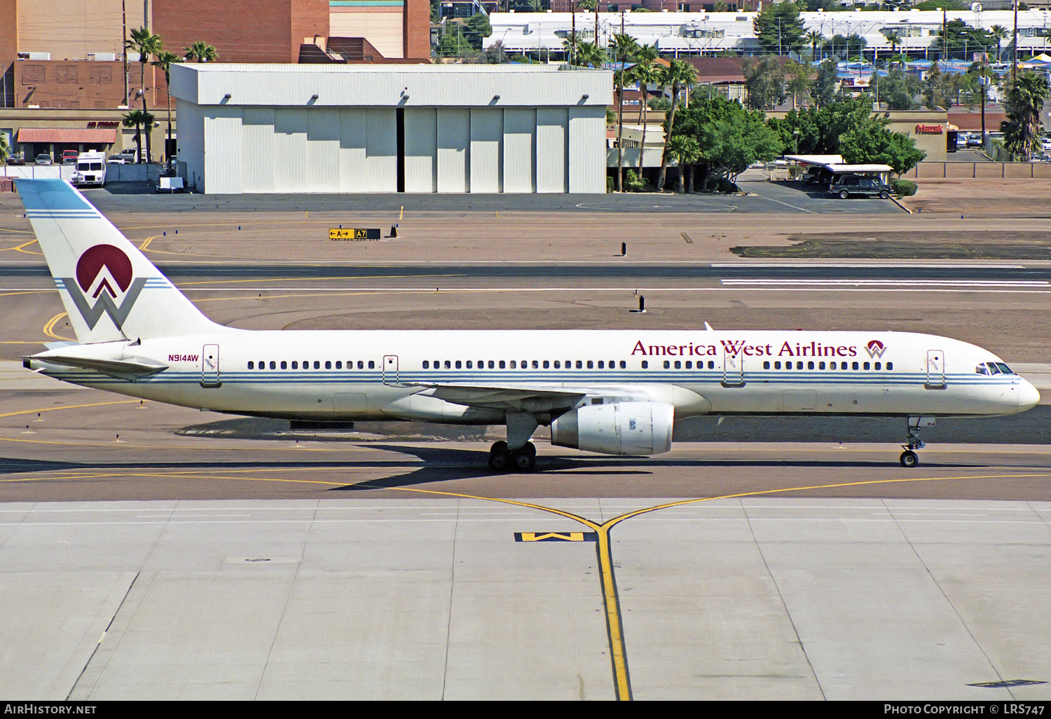 Aircraft Photo of N914AW | Boeing 757-225 | America West Airlines | AirHistory.net #302762