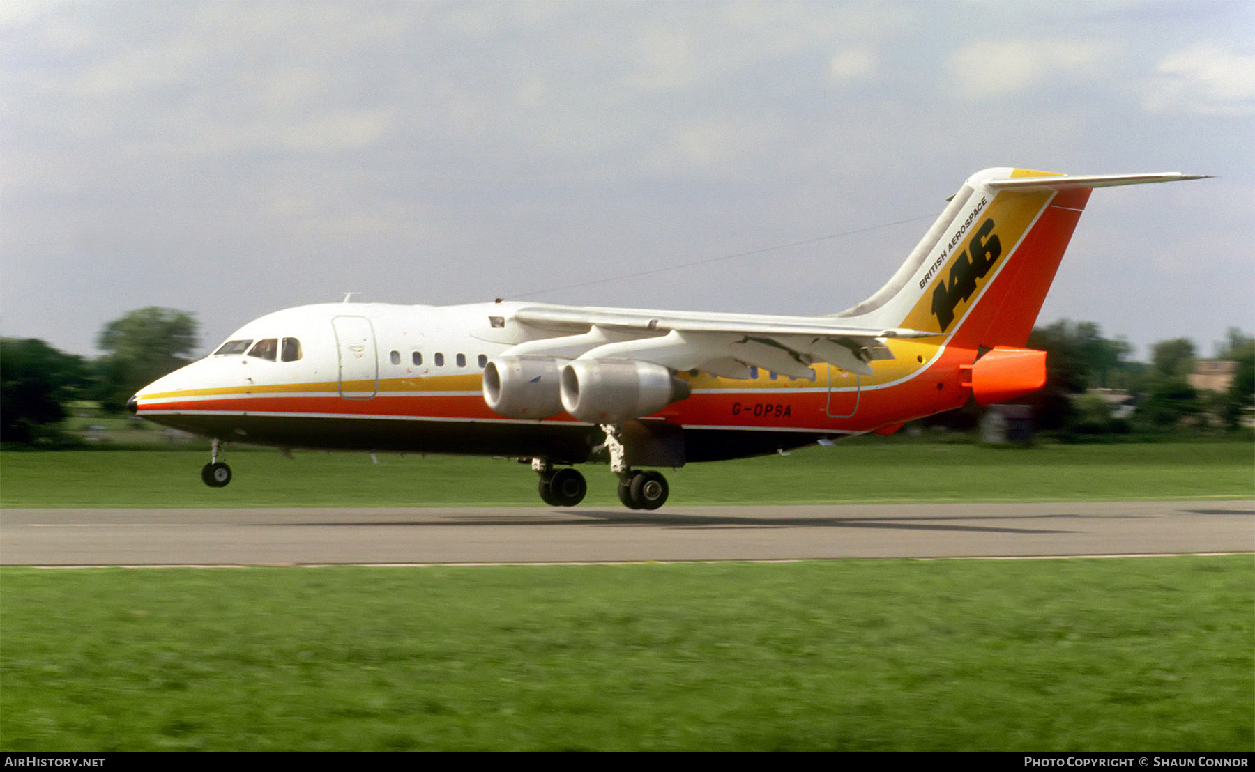 Aircraft Photo of G-OPSA | British Aerospace BAe-146-100 | AirHistory.net #302783