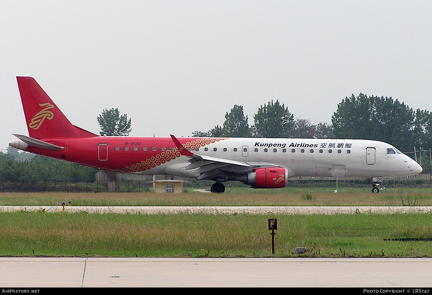 Aircraft Photo of B-3130 | Embraer 190LR (ERJ-190-100LR) | Kunpeng Airlines | AirHistory.net #302788