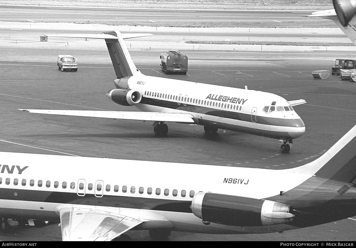 Aircraft Photo of N962VJ | McDonnell Douglas DC-9-31 | Allegheny Airlines | AirHistory.net #302795