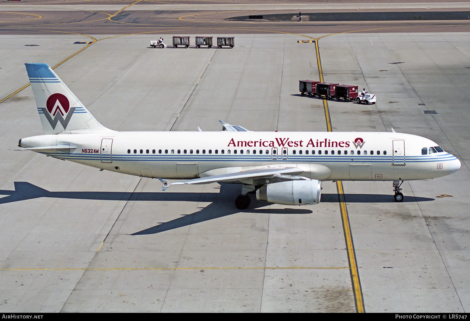 Aircraft Photo of N632AW | Airbus A320-231 | America West Airlines | AirHistory.net #302807