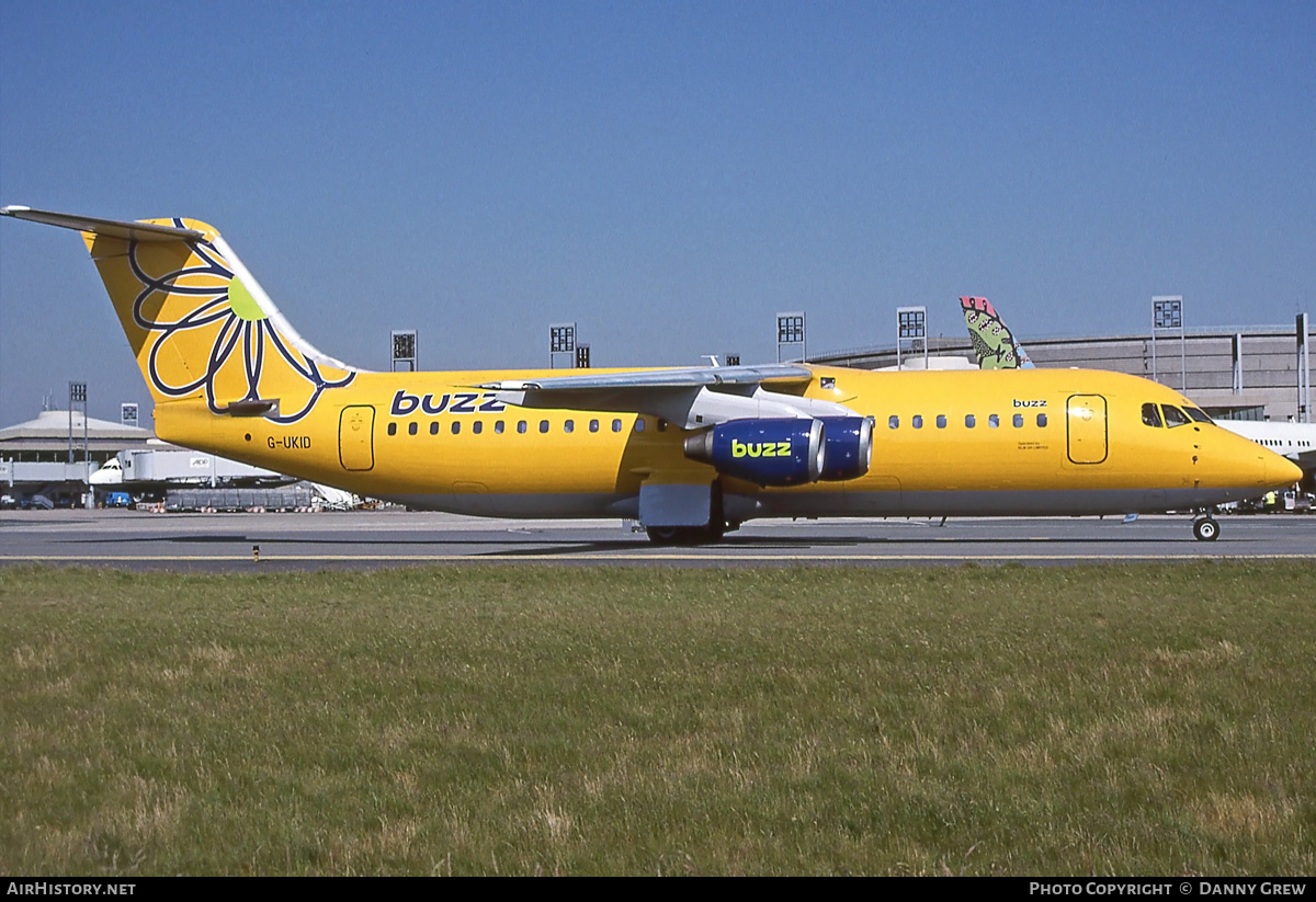 Aircraft Photo of G-UKID | British Aerospace BAe-146-300 | Buzz | AirHistory.net #302869