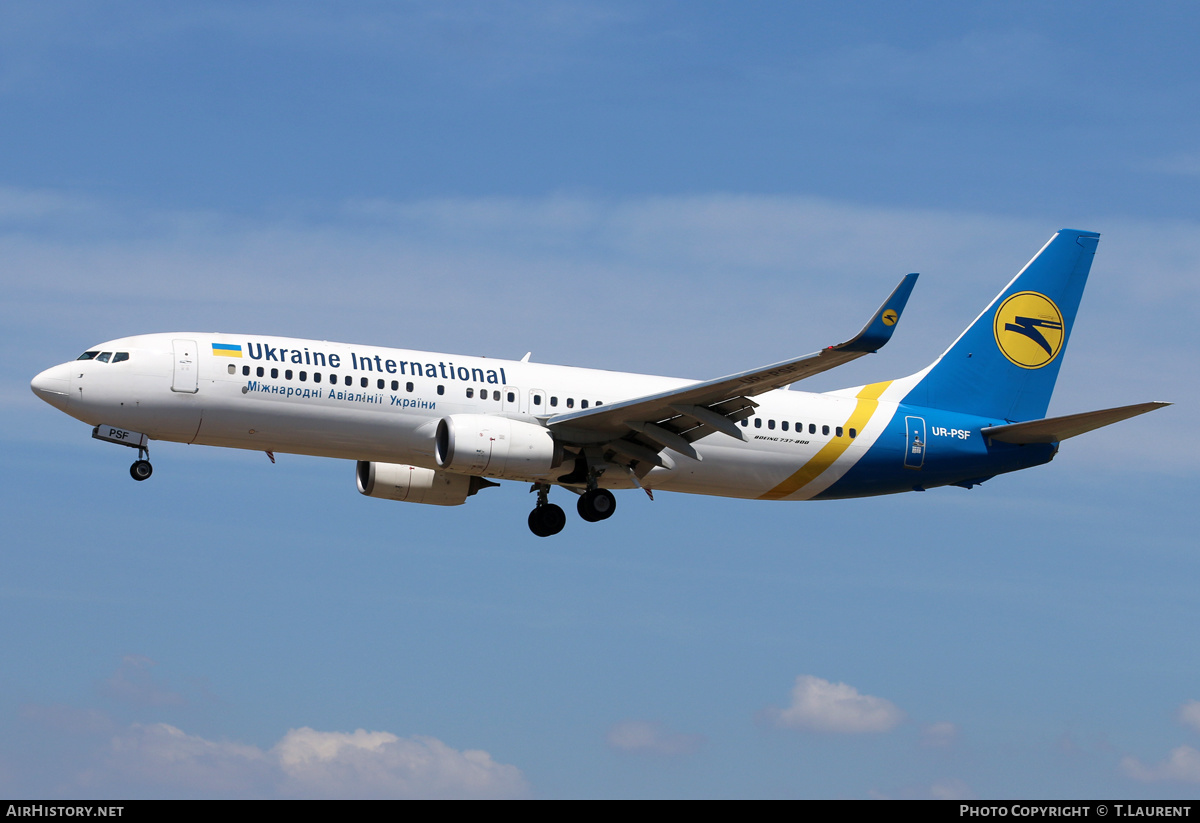 Aircraft Photo of UR-PSF | Boeing 737-84R | Ukraine International Airlines | AirHistory.net #302871