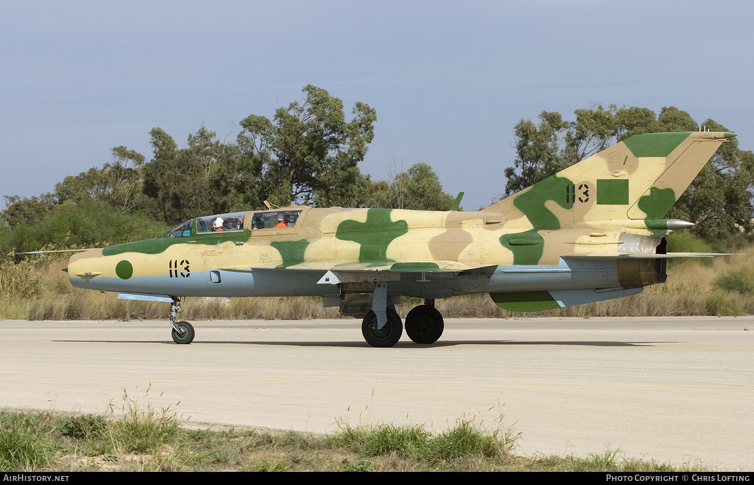 Aircraft Photo of 113 | Mikoyan-Gurevich MiG-21UM | Libya - Air Force | AirHistory.net #302892