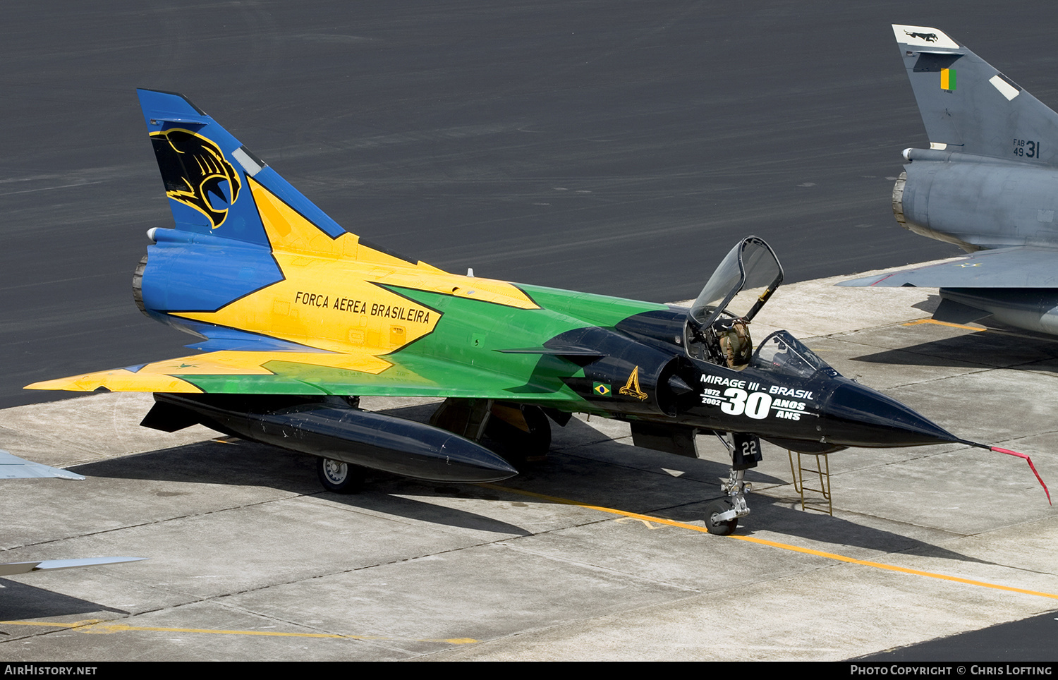 Aircraft Photo of 4922 | Dassault F-103E (Mirage IIIEBR) | Brazil - Air Force | AirHistory.net #302919