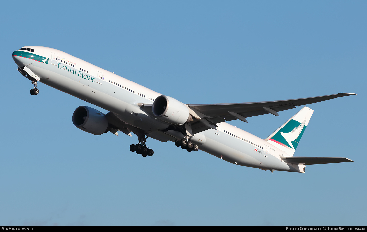 Aircraft Photo of B-KPH | Boeing 777-367/ER | Cathay Pacific Airways | AirHistory.net #302927