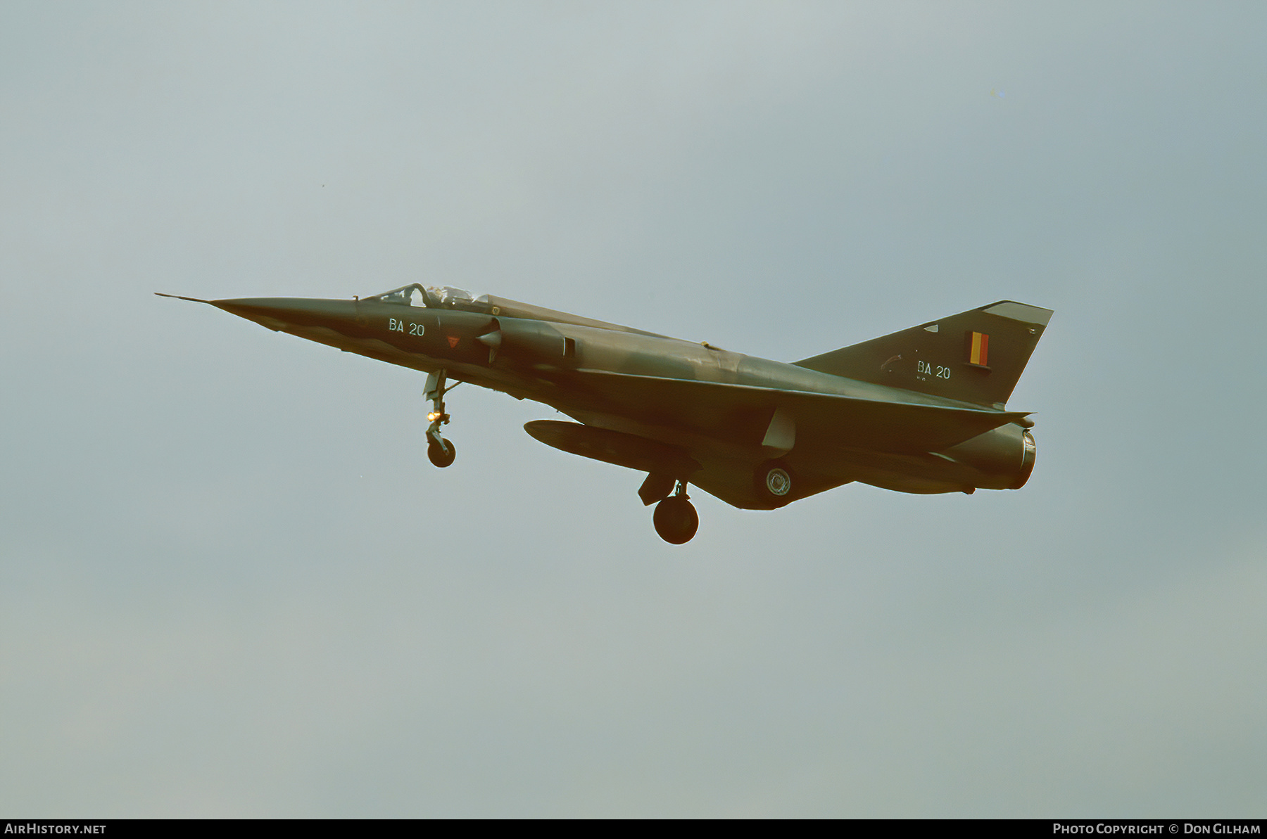 Aircraft Photo of BA20 | Dassault Mirage 5BA | Belgium - Air Force | AirHistory.net #302939