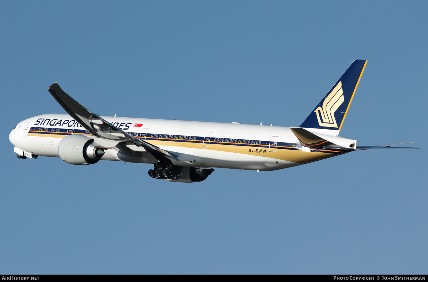 Aircraft Photo of 9V-SWW | Boeing 777-312/ER | Singapore Airlines | AirHistory.net #302940