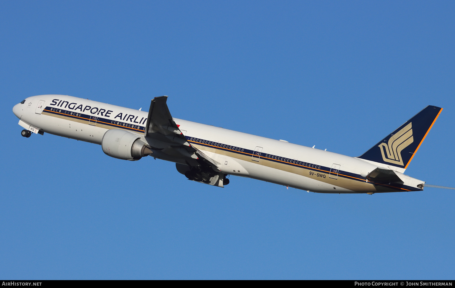 Aircraft Photo of 9V-SWQ | Boeing 777-312/ER | Singapore Airlines | AirHistory.net #302957