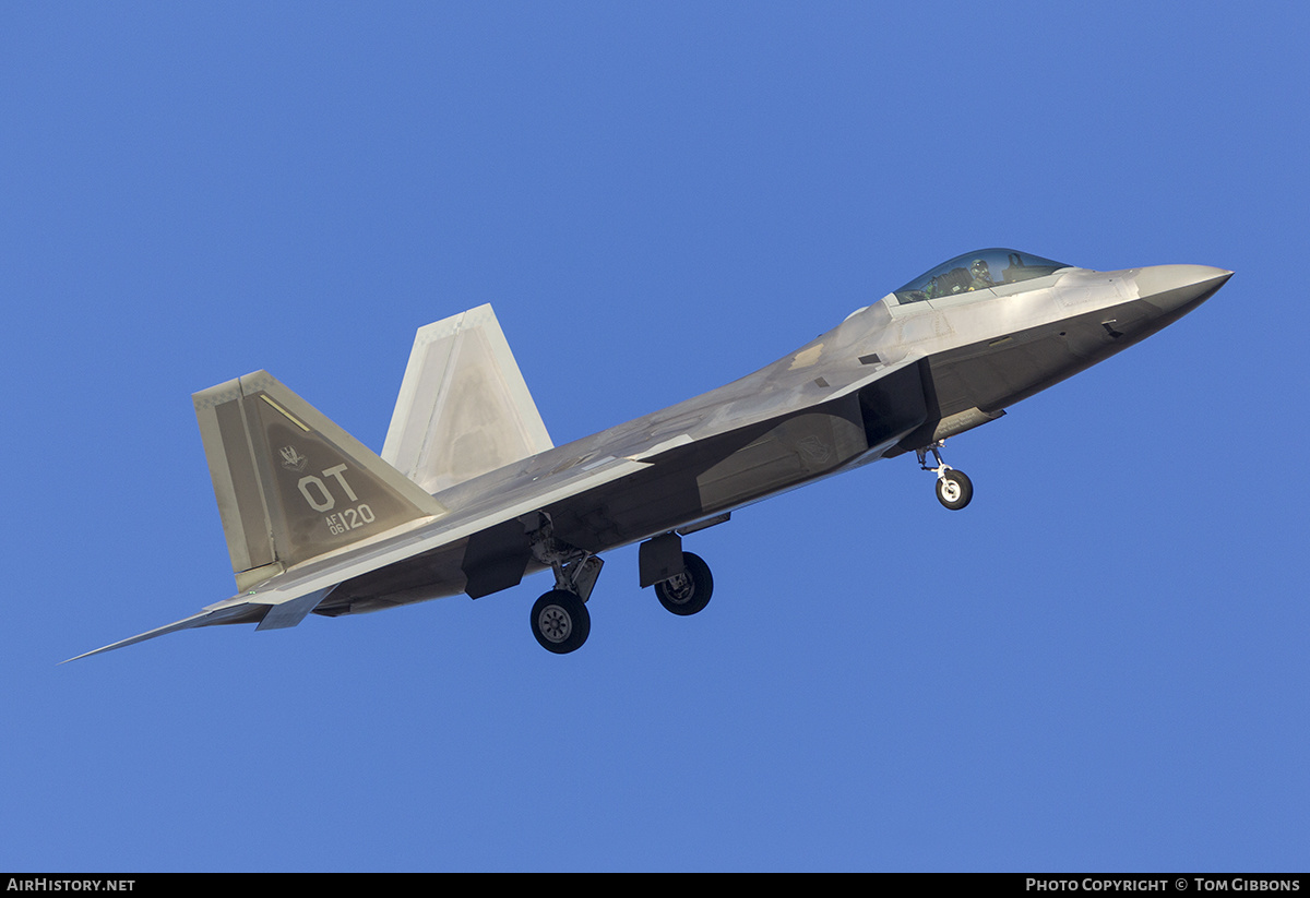 Aircraft Photo of 06-4120 | Lockheed Martin F-22A Raptor | USA - Air Force | AirHistory.net #302978