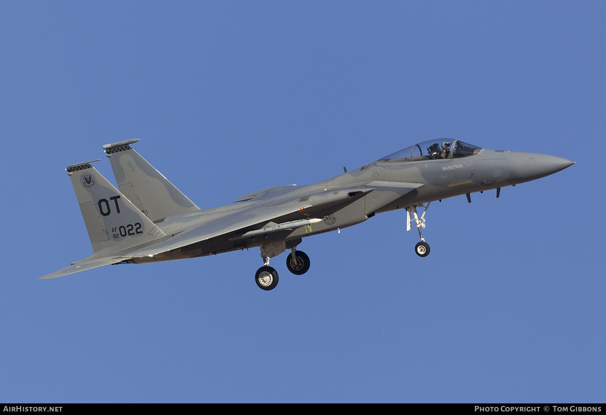Aircraft Photo of 82-0022 | McDonnell Douglas F-15C Eagle | USA - Air Force | AirHistory.net #302982