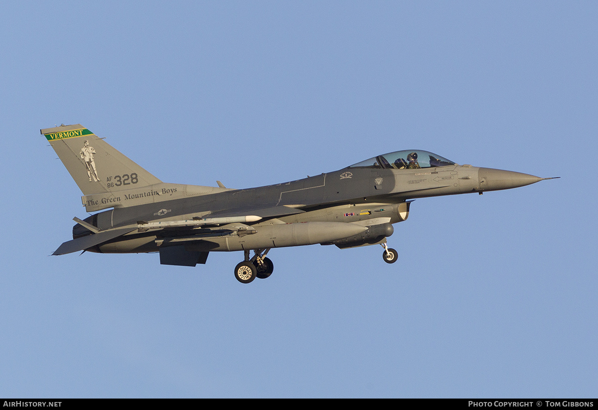 Aircraft Photo of 86-0328 / AF86-328 | General Dynamics F-16C Fighting Falcon | USA - Air Force | AirHistory.net #302984