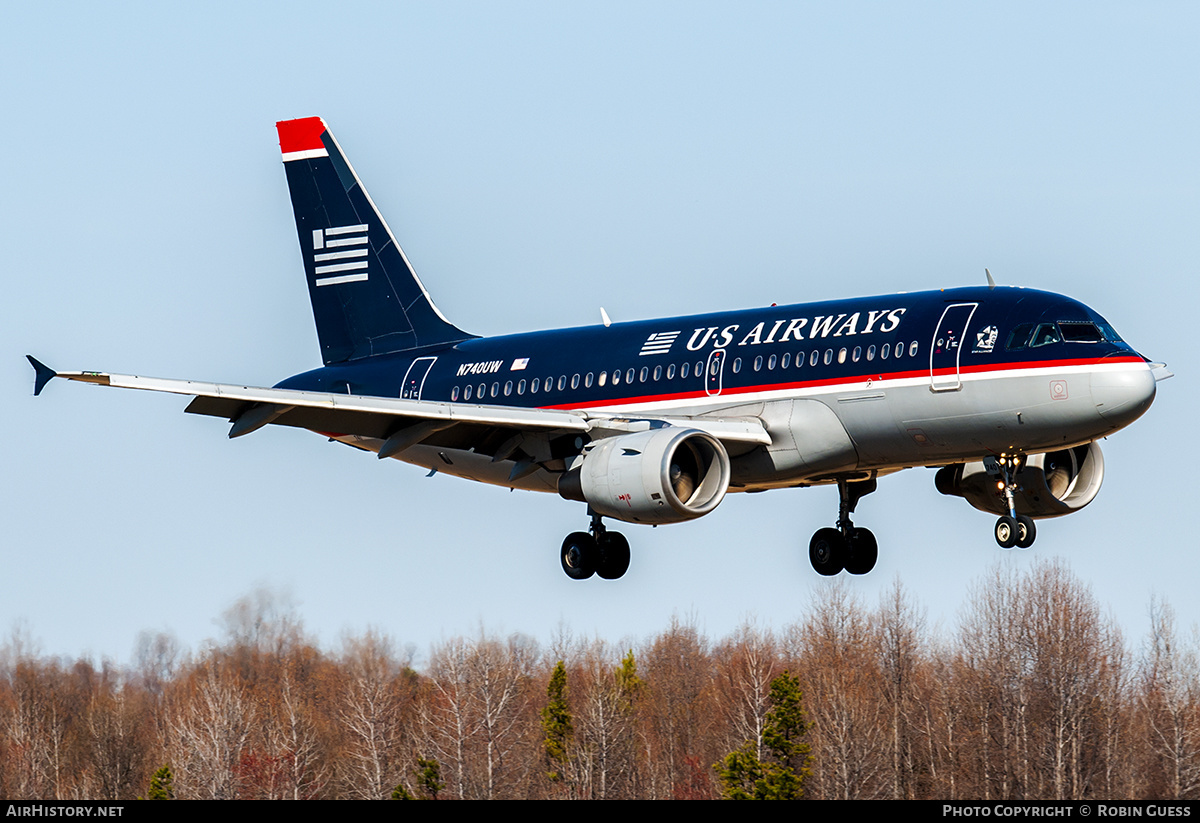 Aircraft Photo of N740UW | Airbus A319-112 | US Airways | AirHistory.net #303005