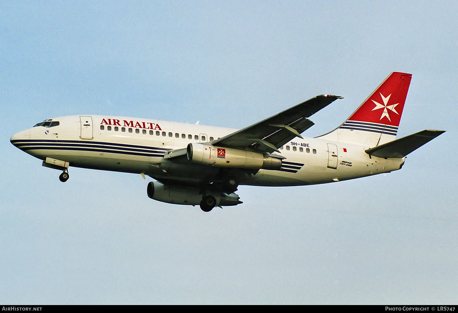Aircraft Photo of 9H-ABE | Boeing 737-2Y5/Adv | Air Malta | AirHistory.net #303040