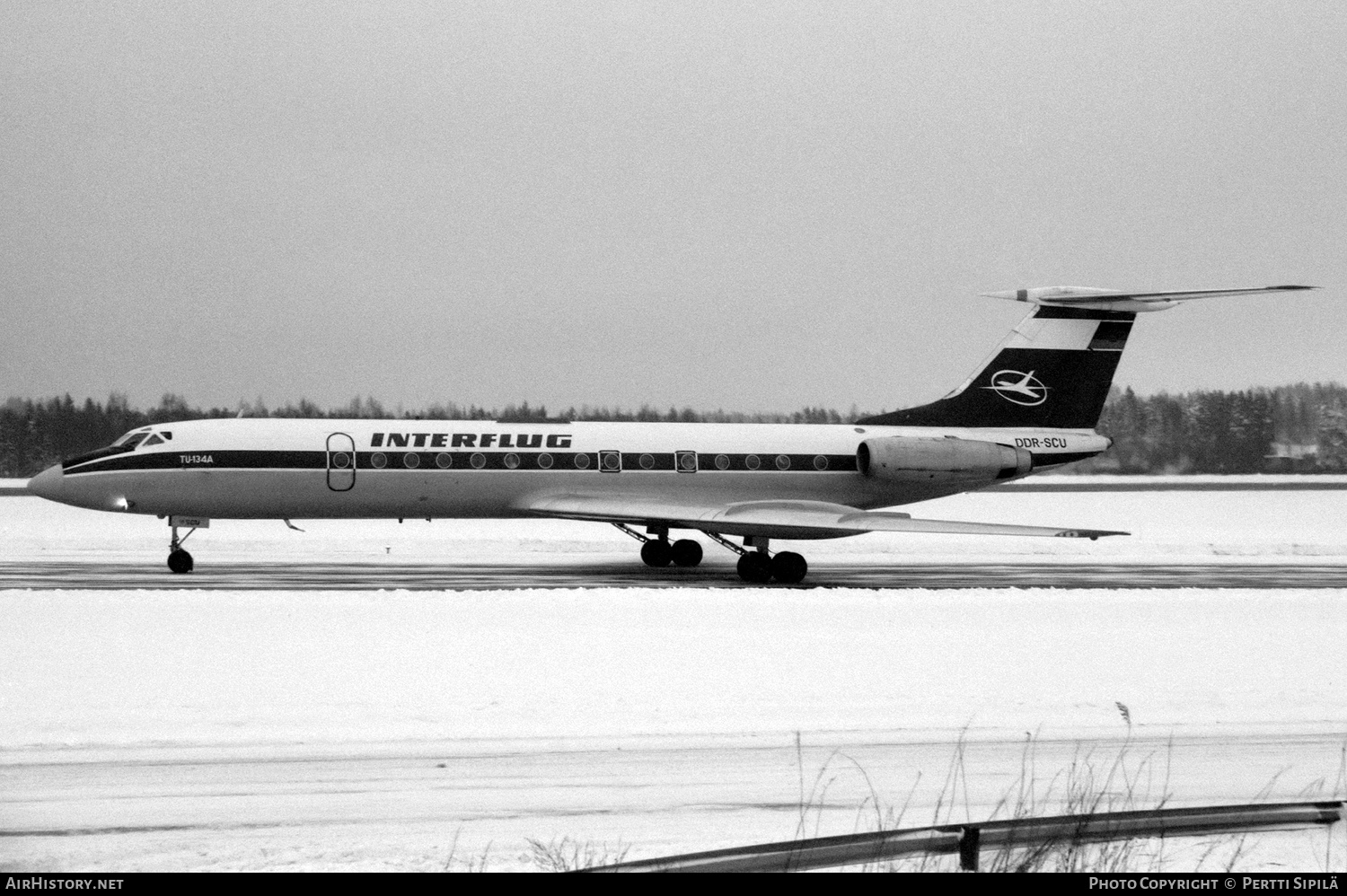 Aircraft Photo of DDR-SCU | Tupolev Tu-134A | Interflug | AirHistory.net #303049