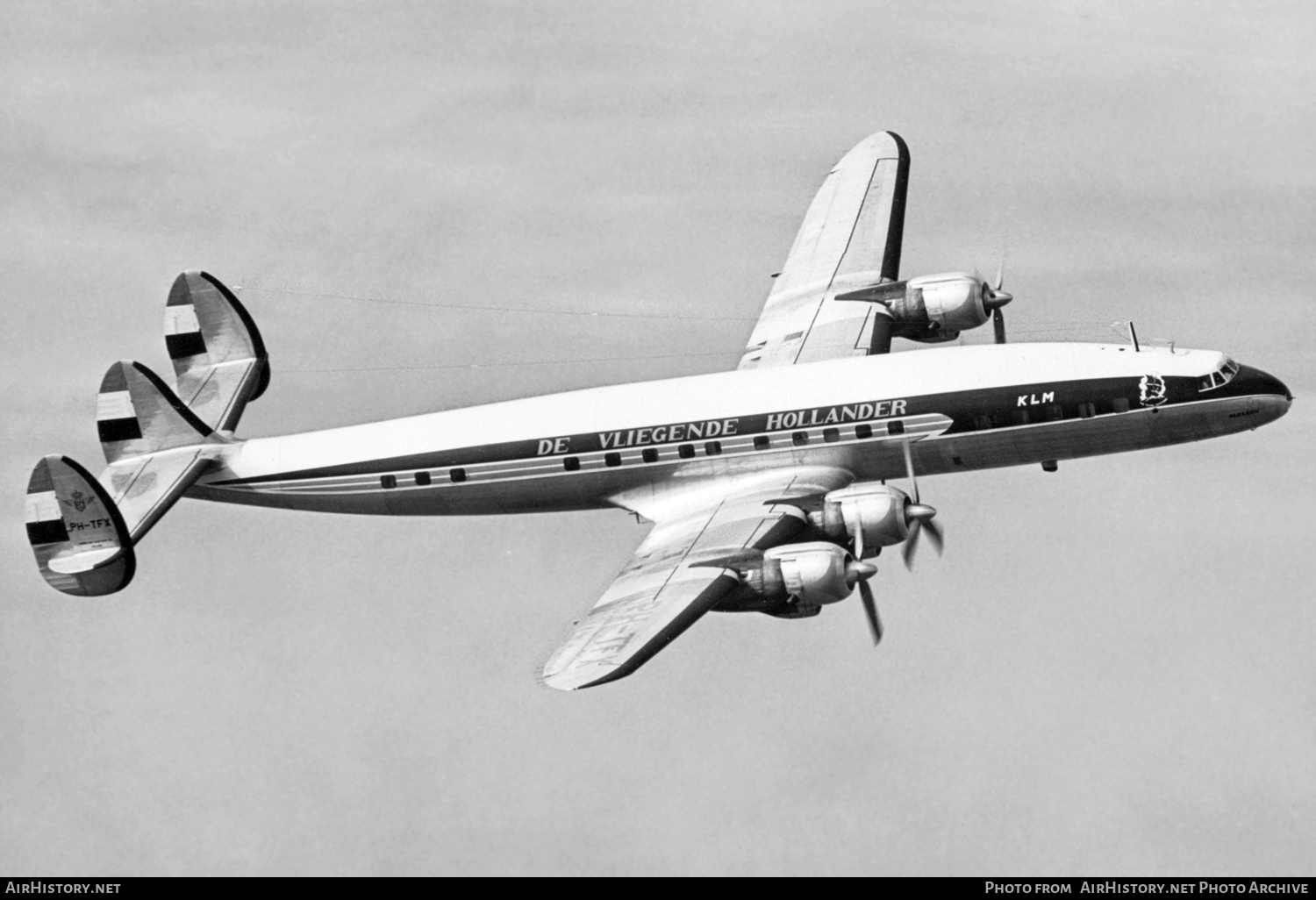 Aircraft Photo of PH-TFX | Lockheed L-1049C Super Constellation | KLM - Royal Dutch Airlines | AirHistory.net #303056