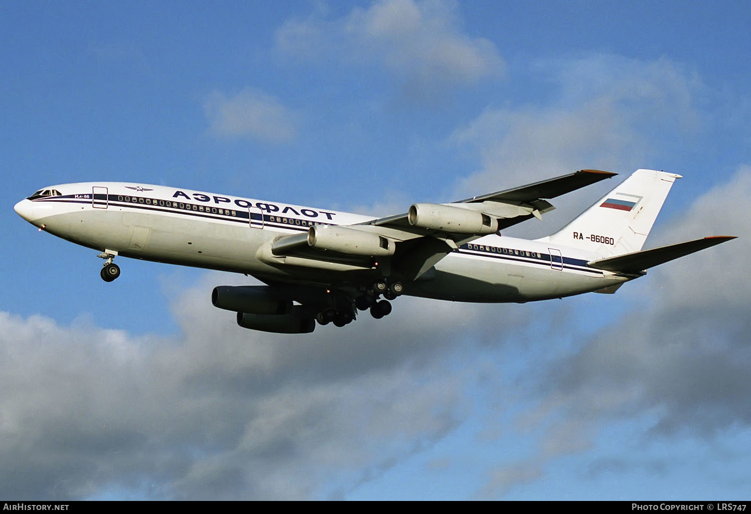 Aircraft Photo of RA-86060 | Ilyushin Il-86 | Aeroflot | AirHistory.net #303062