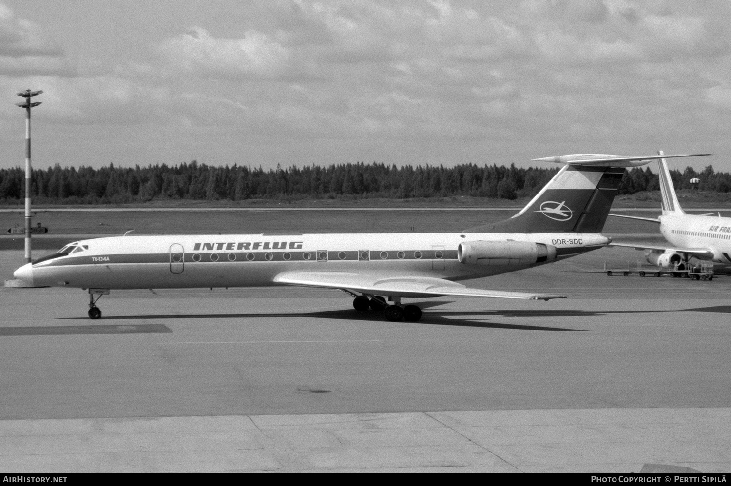 Aircraft Photo of DDR-SDC | Tupolev Tu-134AK | Interflug | AirHistory.net #303077