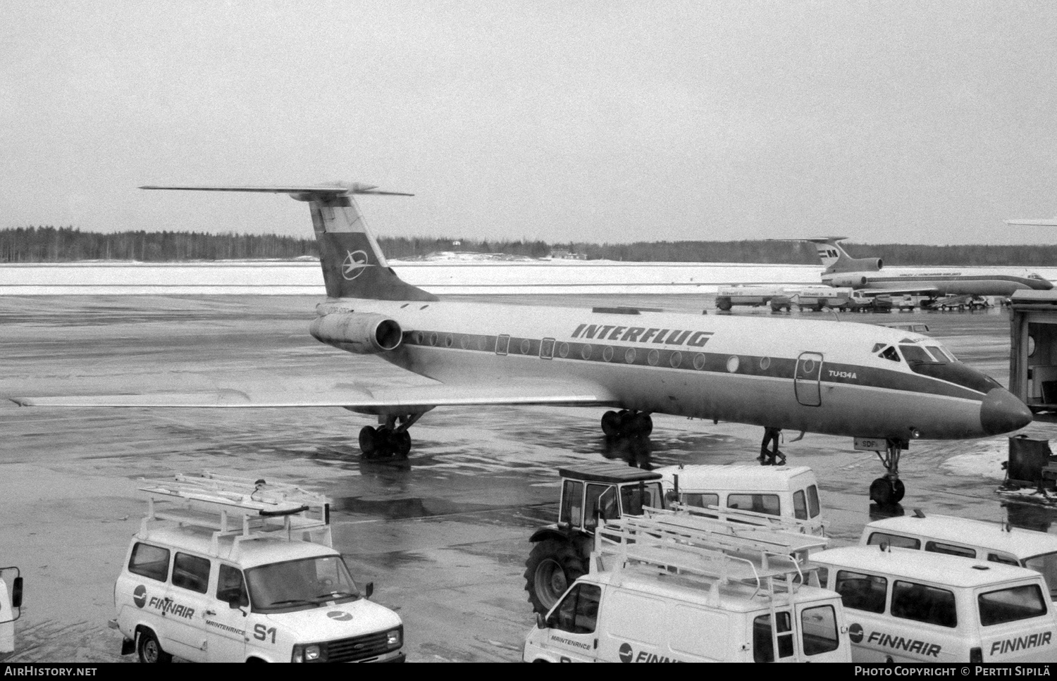 Aircraft Photo of DDR-SDF | Tupolev Tu-134AK | Interflug | AirHistory.net #303082