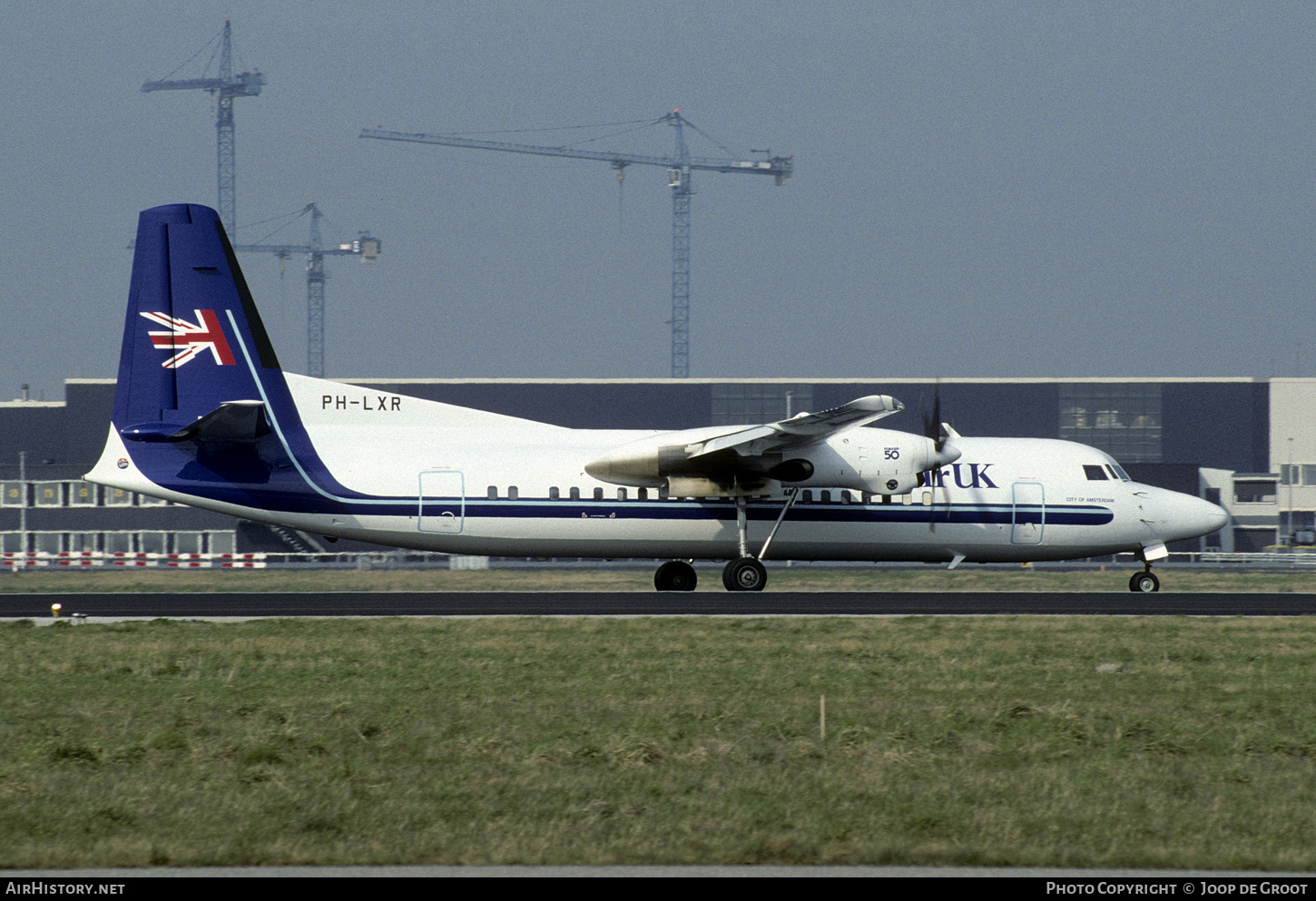 Aircraft Photo of PH-LXR | Fokker 50 | Air UK | AirHistory.net #303099