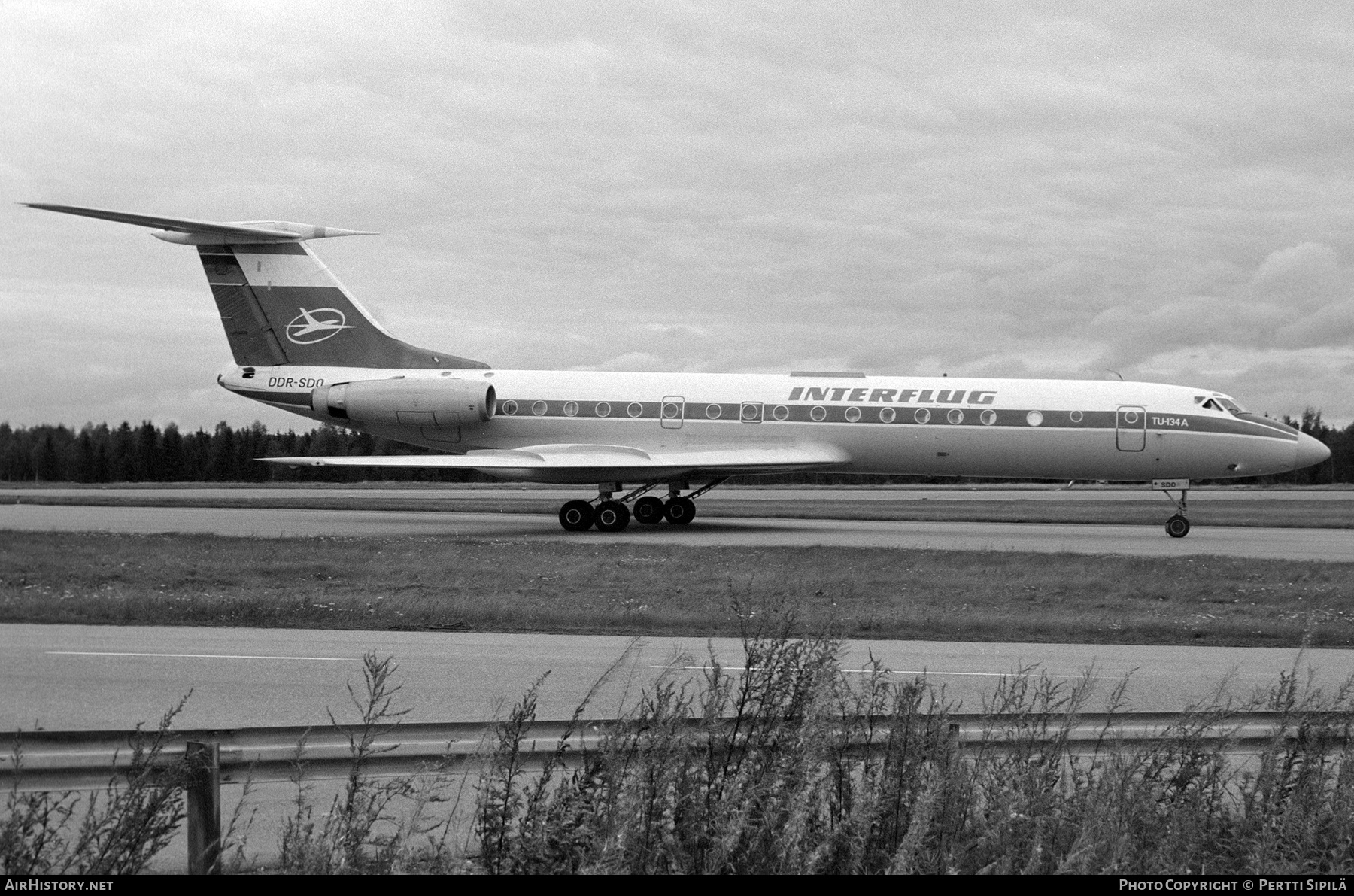 Aircraft Photo of DDR-SDO | Tupolev Tu-134AK | Interflug | AirHistory.net #303109