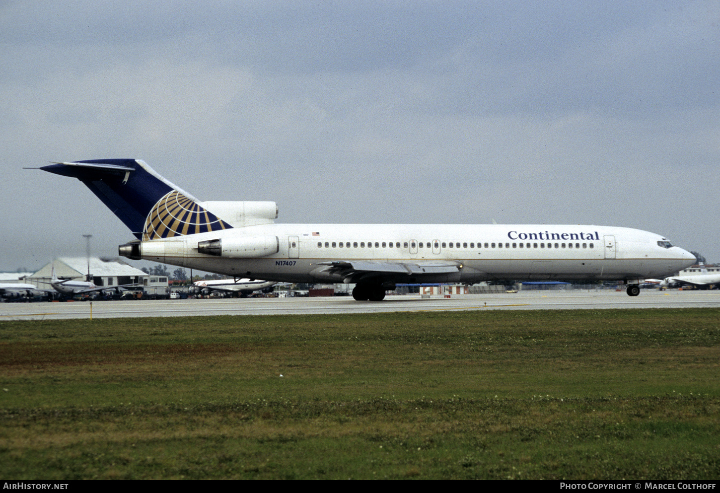 Aircraft Photo of N17407 | Boeing 727-243/Adv | Continental Airlines | AirHistory.net #303111